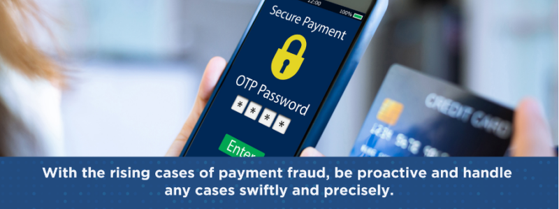 payment fraud proactive and handle any cases
